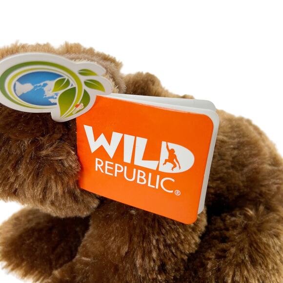 Wild Republic Ck-Mini Brown Bear 8" Plush New - Picture 5 of 9